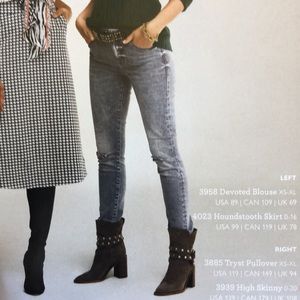 Cabi High Skinny, size 6